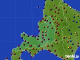 道央のアメダス実況(日照時間)(2018年07月24日)