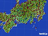 2018年07月25日の東海地方のアメダス(日照時間)