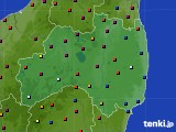 福島県のアメダス実況(日照時間)(2018年07月25日)