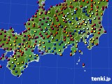 2018年07月26日の東海地方のアメダス(日照時間)