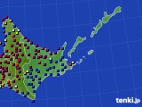 道東のアメダス実況(日照時間)(2018年07月26日)