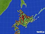 北海道地方のアメダス実況(気温)(2018年07月26日)