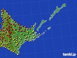 道東のアメダス実況(気温)(2018年07月26日)