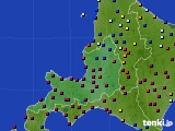 道央のアメダス実況(日照時間)(2018年07月27日)