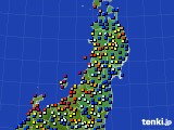 2018年07月28日の東北地方のアメダス(日照時間)