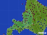道央のアメダス実況(日照時間)(2018年07月28日)