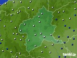 2018年07月28日の群馬県のアメダス(風向・風速)