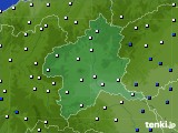 群馬県のアメダス実況(風向・風速)(2018年07月28日)