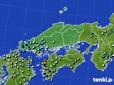 2018年07月29日の中国地方のアメダス(降水量)