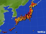 アメダス実況(気温)(2018年07月29日)