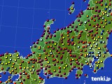 北陸地方のアメダス実況(日照時間)(2018年07月30日)