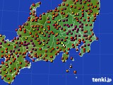 2018年08月01日の関東・甲信地方のアメダス(気温)