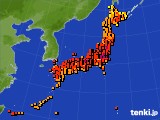 アメダス実況(気温)(2018年08月01日)