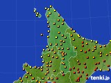 2018年08月01日の道北のアメダス(気温)