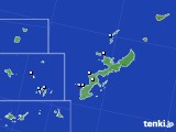 沖縄県のアメダス実況(降水量)(2018年08月02日)