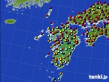 2018年08月02日の九州地方のアメダス(日照時間)