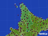 道北のアメダス実況(日照時間)(2018年08月02日)