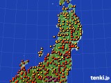 2018年08月03日の東北地方のアメダス(気温)