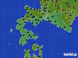 2018年08月04日の道南のアメダス(日照時間)