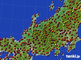 北陸地方のアメダス実況(気温)(2018年08月04日)