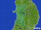 2018年08月05日の秋田県のアメダス(降水量)