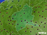 群馬県のアメダス実況(日照時間)(2018年08月05日)