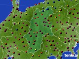 長野県のアメダス実況(日照時間)(2018年08月05日)