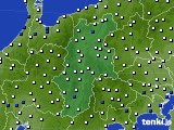 長野県のアメダス実況(風向・風速)(2018年08月05日)