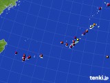 沖縄地方のアメダス実況(日照時間)(2018年08月06日)