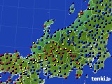 2018年08月07日の北陸地方のアメダス(日照時間)