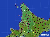 道北のアメダス実況(日照時間)(2018年08月07日)