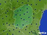 栃木県のアメダス実況(日照時間)(2018年08月07日)