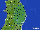 2018年08月07日の岩手県のアメダス(日照時間)