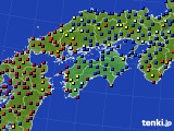 2018年08月09日の四国地方のアメダス(日照時間)