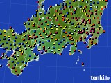 東海地方のアメダス実況(日照時間)(2018年08月10日)