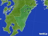 2018年08月11日の宮崎県のアメダス(降水量)