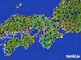 近畿地方のアメダス実況(日照時間)(2018年08月11日)