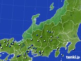 北陸地方のアメダス実況(降水量)(2018年08月12日)