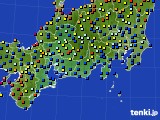 東海地方のアメダス実況(日照時間)(2018年08月12日)