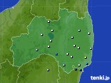 福島県のアメダス実況(降水量)(2018年08月13日)