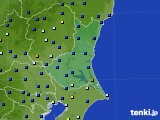 茨城県のアメダス実況(日照時間)(2018年08月13日)