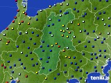 長野県のアメダス実況(日照時間)(2018年08月13日)