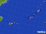 2018年08月13日の沖縄地方のアメダス(風向・風速)