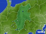 長野県のアメダス実況(降水量)(2018年08月14日)