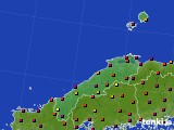 島根県のアメダス実況(日照時間)(2018年08月14日)