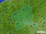 群馬県のアメダス実況(日照時間)(2018年08月15日)