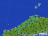 島根県のアメダス実況(日照時間)(2018年08月15日)