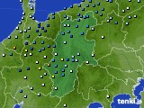 長野県のアメダス実況(降水量)(2018年08月16日)