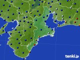 三重県のアメダス実況(日照時間)(2018年08月16日)