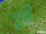 群馬県のアメダス実況(日照時間)(2018年08月17日)